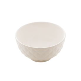 Bowl De Porcelana Lyor Diamond 380Ml - Branco