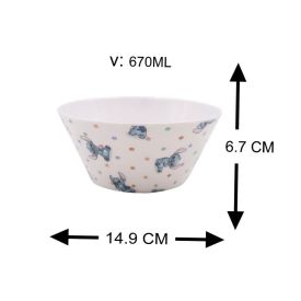 Bowl Melamina Disney Stitch 670Ml - Flores