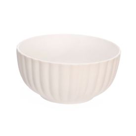 Bowl Redondo De Cerâmica Bella Branco Hauskraft -  450ML