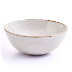 Bowl Wave Cerâmica Havan Casa 590Ml - Bege Brilhoso