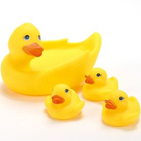 Brinquedo De Banho Mamãe  Pato E Filhotinhos - HBR0548