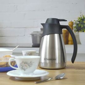 Bule Térmico Sanremo 1 Litro - Aço Inox