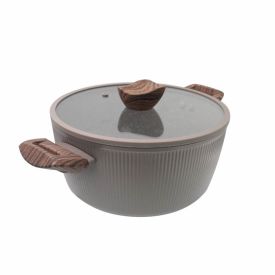 Caçarola De Indução Com Tampa Elegance Havan Casa 20Cm - Chocolate
