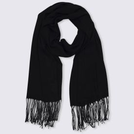 Cachecol Pashmina Feminino Tamanho Único Patrícia Foster - PRETO U