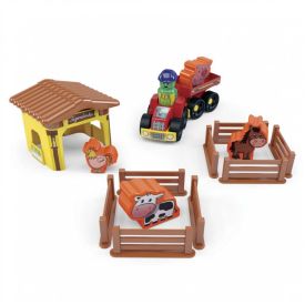 Cadeira Brinkadeira Fazendinha Com Animais Dismat - MK312