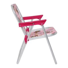 Cadeira Infantil Alumínio Patrulha Canina Bel - Rosa