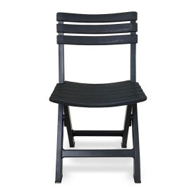 Cadeira Plástica Dobrável Preta Arqplast - Plástico