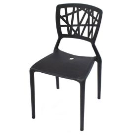 Cadeira Plástica Trama Arqplast - Preto