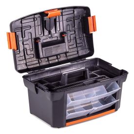 Caixa de Ferramentas Plástica CF-31 São Bernardo - Preto