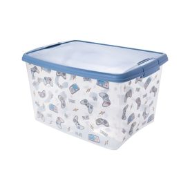 Caixa Organizadora Decorada Gamer Plasútil 19,8 Litros