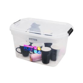 Caixa Organizadora Flex 29 litros - Sanremo - CRISTAL