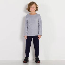 Calça 4 a 10 anos Moletom Felpado Hot Dog