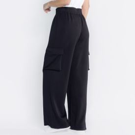 Cal&ccedil;a Cargo Feminina De Malha Viscose Boby Blues