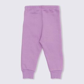 Calça de Bebê Menina Moletom Felpado Yoyo Baby Lilas Lupine
