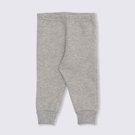 Calça de Bebê Moletom Básico Felpado Yoyo Baby Mescla Medio