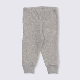 Calça de Bebê Moletom Básico Felpado Yoyo Baby Mescla Medio