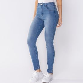 Cal&ccedil;a Feminina Basic Jeans Skinny Patricia Foster