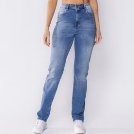 Cal&ccedil;a Feminina Jeans Reta Patricia Foster