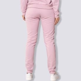 Calça Feminina Jogger De Moletom Peluciado Patricia Foster Mauve/Ametista
