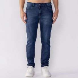 Calça Jeans Masculina Slim Premium Marc Alain Azul