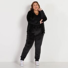Calça Jogger Plush Plus Size Básica Scream
