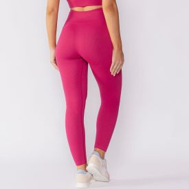 Calça Legging Feminina Sem Costura Scream Rosa Drama