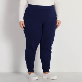Calça Plus Size Moletom Felpado Patricia Foster Mais Marinho Action
