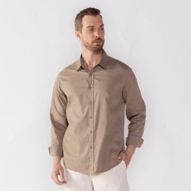 Camisa Masculina De Algodão Marc Alain
