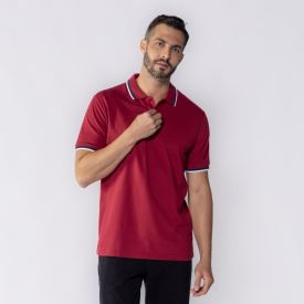 Camisa Polo Masculina De Algodão Marc Alain