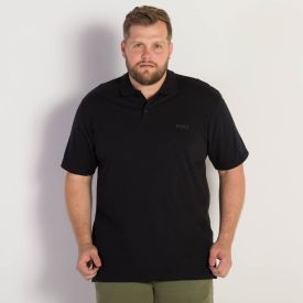 Camisa Polo Plus Size Masculina Básica Nicoboco Plus Preto