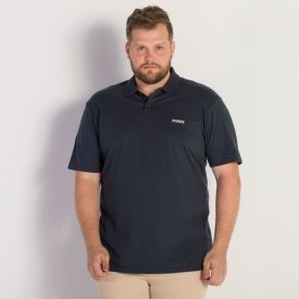 Camisa Polo Plus Size Masculina Básica Nicoboco Plus Chumbo