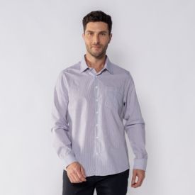 Camisa Social Masculina Listrada Marc Alain