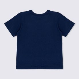 Camiseta 1 a 3 anos Flash Speed BandUP Azul Escuro