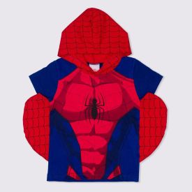 Camiseta 1 a 3 anos Spider Man com Capuz Brandili Milano