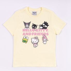 Camiseta Infantil Menina Hello kitty And Friends