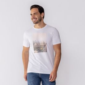 Camiseta Masculina Manga Curta Estampada Thing