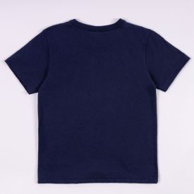 Camiseta Sonic Infantil 4 a 10 Anos Sega Azul Marinho