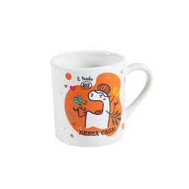 Caneca Bento É Tudo Eu Nessa Casa Lv Porcelanas - 300Ml