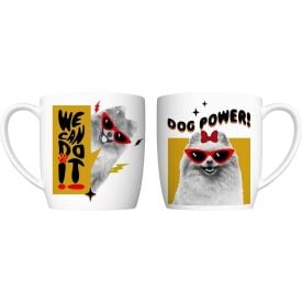 Caneca De Porcelana Germer Urban 330Ml - Dog Power