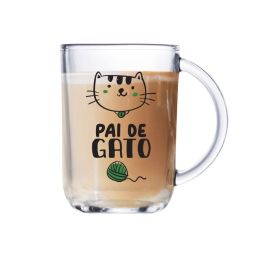 Caneca Pai De Gato Verona Ruvolo 315Ml - Vidro