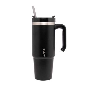 Copo Térmico Slim Com Canudo Wolff 890Ml - Preto