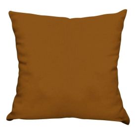Capa De Almofada 100% Poliéster Veludo Havan Casa - Ocre