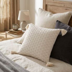 Capa de Almofada Provence 45X45 cm Havan Casa - Cru