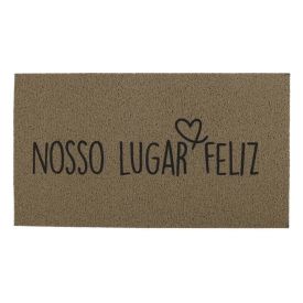 Capacho Vinil 50X90 Cm Bem Vindo Solecasa - Nosso Lugar Feliz