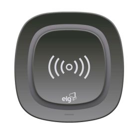 Carregador De Mesa Elg Wireless P/ Dispositivos De Tecnologia Qi - Preto