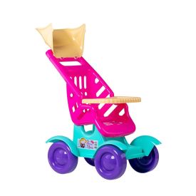 Carrinho De Boneca - Tilin Brinquedos - Rosa