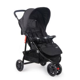 Carrinho De Bebê Delta 3 Rodas Voyage - Preta