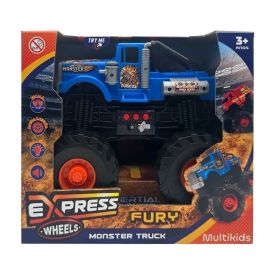 Carro Monster Trucks Com Fricção Azul Multikids - BR2235