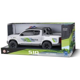 Carro Pick Up S10 Policia Ambiental Roma Brinquedos  - 1151