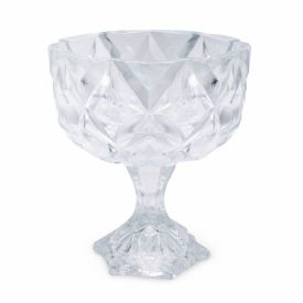 Centro De Mesa Com Pé Inga 13Cm - Vidro